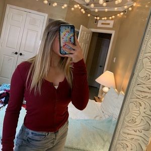 MAROON & GRAY TOPS⭐️